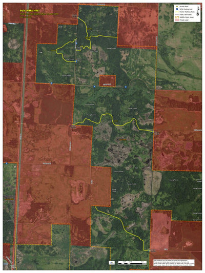 Minnesota Department of Natural Resources Polk WMA HWT 2022 digital map