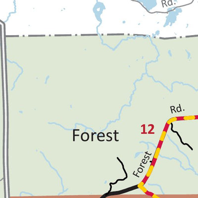 Minnesota Department of Natural Resources Prospectors OHV Trail - Eastern Segment MNDNR digital map