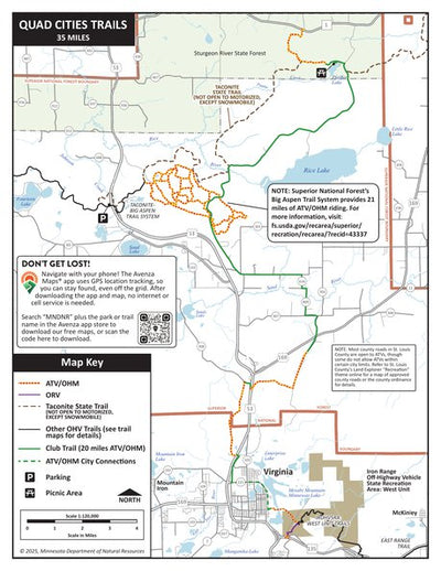 Quad Cities OHV Trails, MNDNR Preview 1