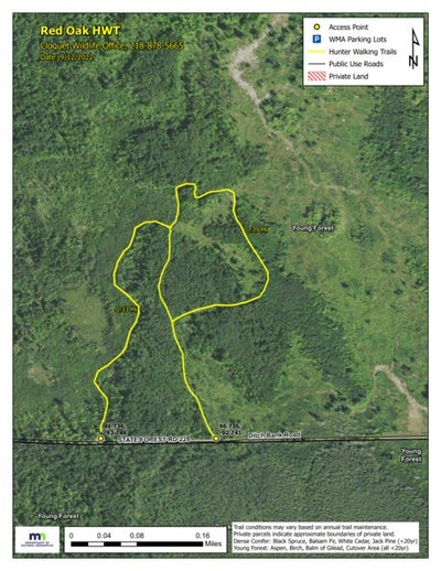 Minnesota Department of Natural Resources Red Oak HWT 2022 digital map