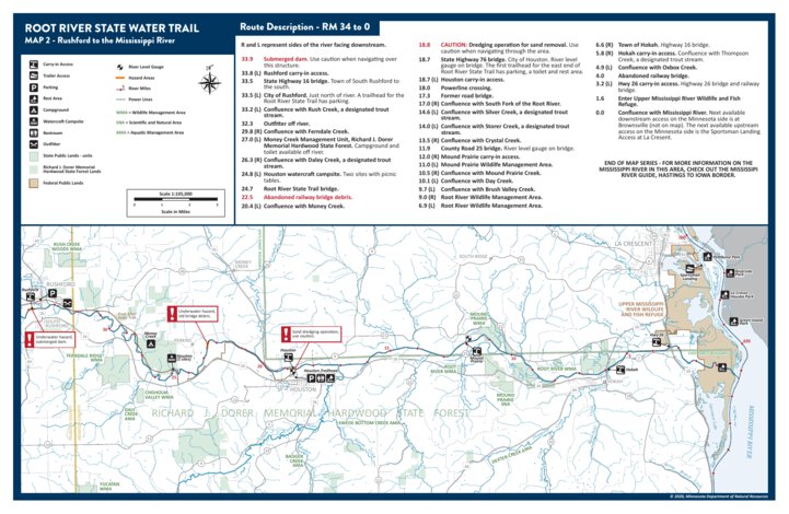 Root River State Water Trail 2 from Rushford to Mississippi River ...