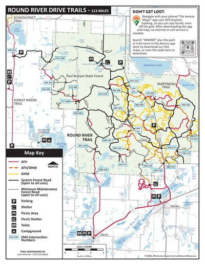 Round River OHV Trails, MNDNR Preview 1