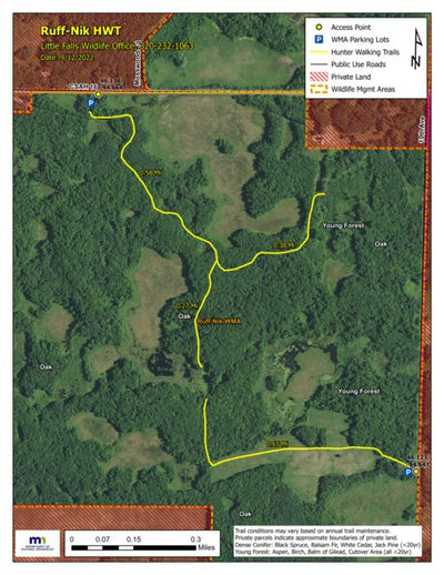Minnesota Department of Natural Resources Ruff-Nik HWT 2022 digital map