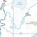 Minnesota Department of Natural Resources Rum River State Water Trail - Map 3 Isanti to the Mississippi River, MNDNR digital map