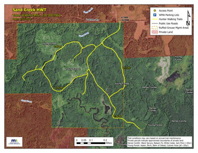 Minnesota Department of Natural Resources Sand Creek HWT 2022 digital map