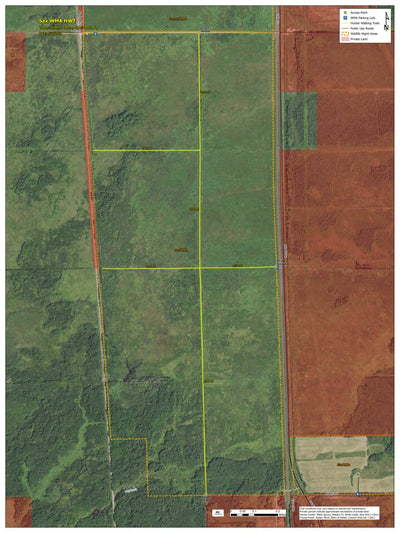 Minnesota Department of Natural Resources Sax WMA HWT 2022 digital map