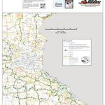 SE Minnesota Snowmobile Trail Quadrant Map Preview 1