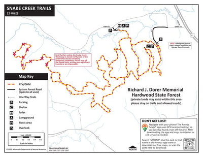 Snake Creek OHV Trails, MNDNR Preview 1