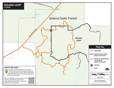 Solana State Forest OHV Trails, MNDNR Preview 1