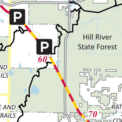Minnesota Department of Natural Resources Soo Line North OHV Trail, MNDNR digital map