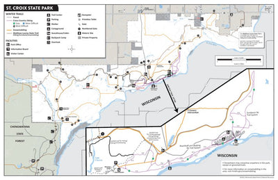 Minnesota Department of Natural Resources St. Croix State Park - Winter, MNDNR digital map