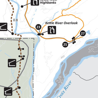 Minnesota Department of Natural Resources St. Croix State Park - Winter, MNDNR digital map