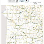 Minnesota Department of Natural Resources SW Minnesota Snowmobile Trail Quadrant Map digital map