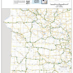 SW Minnesota Snowmobile Trail Quadrant Map Preview 1