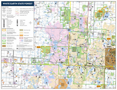 Minnesota Department of Natural Resources White Earth State Forest digital map