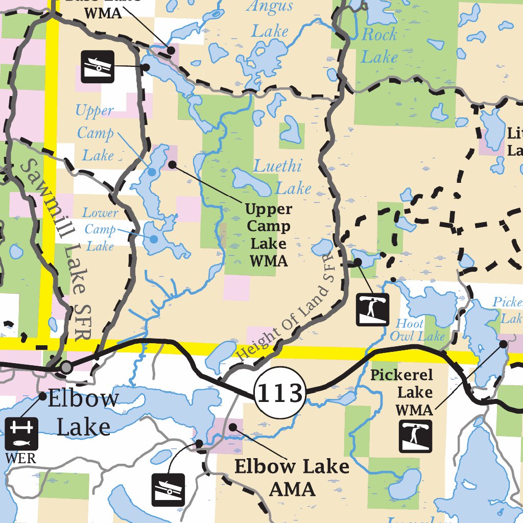 White Earth State Forest Map by Minnesota Department of Natural 