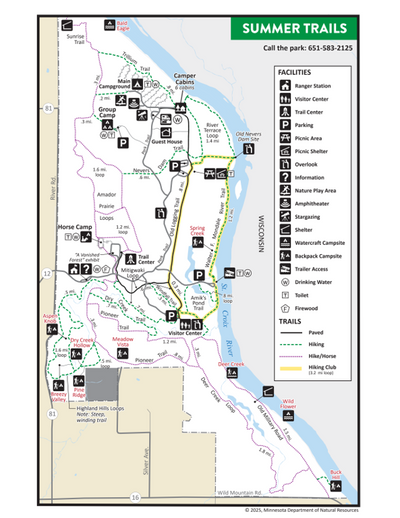 Wild River State Park Summer Trail Detail Preview 1
