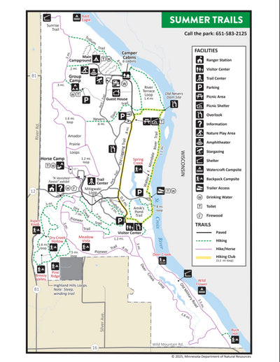 Wild River State Park Summer Trail Detail Preview 1