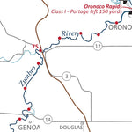 Minnesota Department of Natural Resources Zumbro River State Water Trail 1 - Western (includes branches and forks) MNDNR digital map