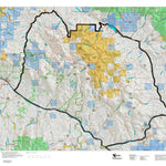 Montana HuntData LLC Montana Antelope Hunting District 291 Land Ownerhip Map digital map