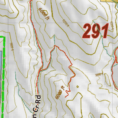 Montana HuntData LLC Montana Antelope Hunting District 291 Land Ownerhip Map digital map