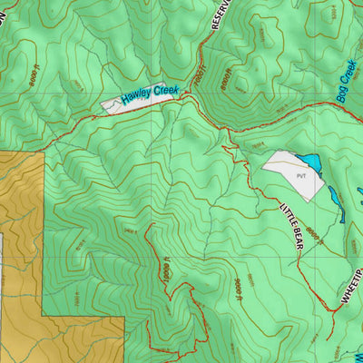Montana HuntData LLC Montana Antelope Hunting District 300 Land Ownerhip Map digital map