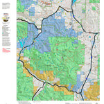 Montana HuntData LLC Montana Antelope Hunting District 319 Land Ownerhip Map digital map