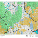Montana HuntData LLC Montana Antelope Hunting District 329 Land Ownerhip Map digital map