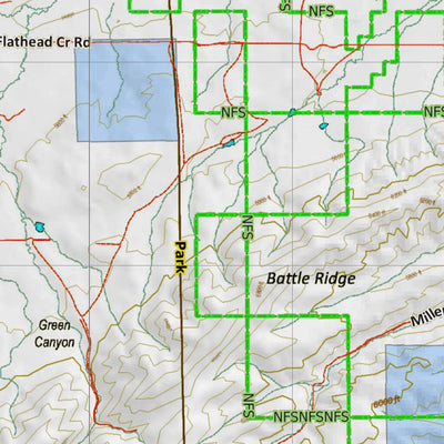 Montana HuntData LLC Montana Antelope Hunting District 338 Land Ownerhip Map digital map