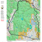 Montana HuntData LLC Montana Antelope Hunting District 350 Land Ownerhip Map digital map