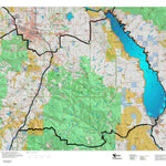 Montana HuntData LLC Montana Antelope Hunting District 380 Land Ownerhip Map digital map