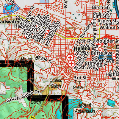 Montana HuntData LLC Montana Antelope Hunting District 381 Land Ownerhip Map digital map