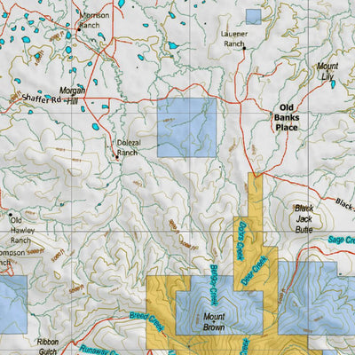 Montana HuntData LLC Montana Antelope Hunting District 401 Land Ownerhip Map digital map