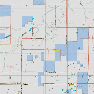 Montana HuntData LLC Montana Antelope Hunting District 404 Land Ownerhip Map digital map