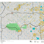 Montana HuntData LLC Montana Antelope Hunting District 420 Land Ownerhip Map digital map