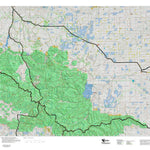 Montana HuntData LLC Montana Antelope Hunting District 430 Land Ownerhip Map digital map