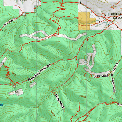 Montana HuntData LLC Montana Antelope Hunting District 430 Land Ownerhip Map digital map
