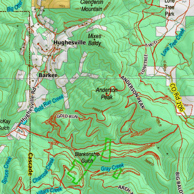 Montana HuntData LLC Montana Antelope Hunting District 430 Land Ownerhip Map digital map