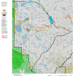 Montana HuntData LLC Montana Antelope Hunting District 444 Land Ownerhip Map digital map