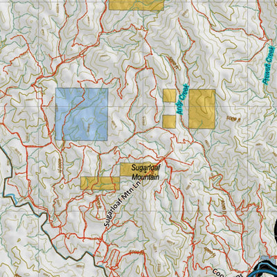 Montana HuntData LLC Montana Antelope Hunting District 444 Land Ownerhip Map digital map