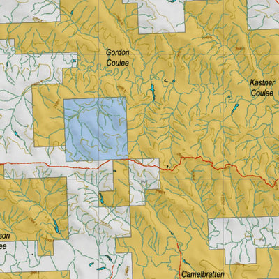 Montana HuntData LLC Montana Antelope Hunting District 481 Land Ownerhip Map digital map