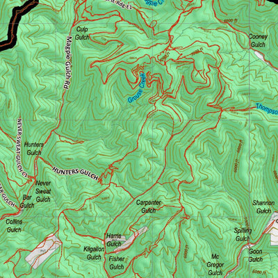 Montana HuntData LLC Montana Antelope Hunting District 490 Land Ownerhip Map digital map