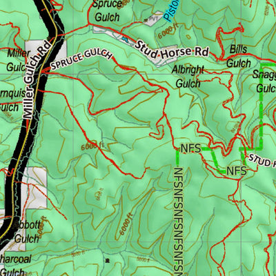 Montana HuntData LLC Montana Antelope Hunting District 491 Land Ownerhip Map digital map