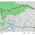 Montana HuntData LLC Montana Antelope Hunting District 500 Land Ownerhip Map digital map