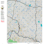 Montana HuntData LLC Montana Antelope Hunting District 570 Land Ownerhip Map digital map