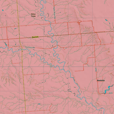 Montana HuntData LLC Montana Antelope Hunting District 640 Land Ownerhip Map digital map