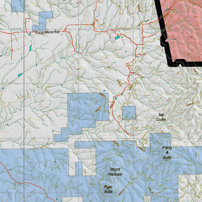 Montana HuntData LLC Montana Antelope Hunting District 690 Land Ownerhip Map digital map