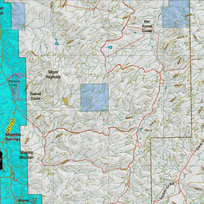 Montana HuntData LLC Montana Antelope Hunting District 690 Land Ownerhip Map digital map