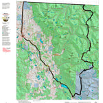 Montana HuntData LLC Montana Bighorn Sheep Hunting District 102 Land Ownerhip Map digital map