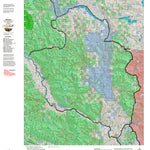 Montana HuntData LLC Montana Bighorn Sheep Hunting District 121 Land Ownerhip Map digital map